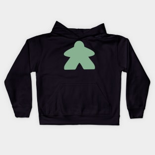 Green Meeple Kids Hoodie